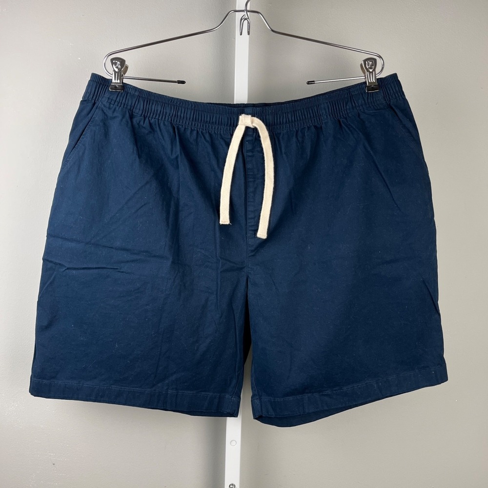 Chubbies Armadas Shorts Mens XXL Navy Blue Drawstring Stretch Twill 7" New NWT